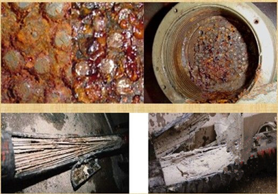 圖1:梁端錨具銹蝕