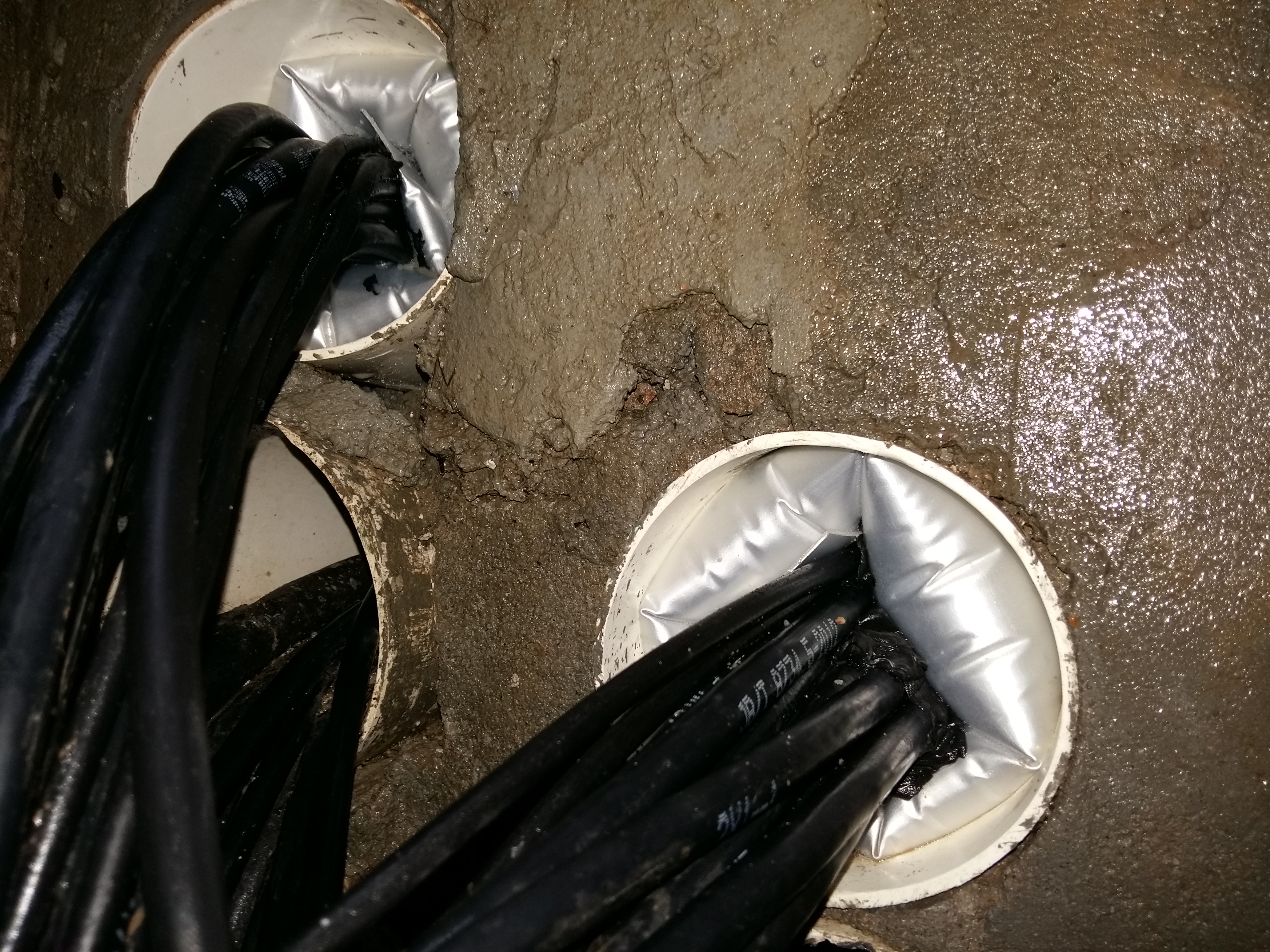 配電房電纜進(jìn)出口管子封堵