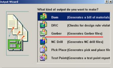 8. 檢查及初步調整后,按“Q”將單位改為“mil”,按“F、M”轉換文件,在彈出的窗口點“Next”進入圖(149),選擇“Gerber”,進入Gerber轉換操作,按“Next”進入