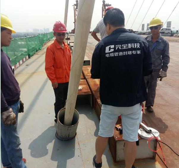 斜拉索導(dǎo)管孔充氣式防水防腐抗震密封技術(shù)的發(fā)展歷程